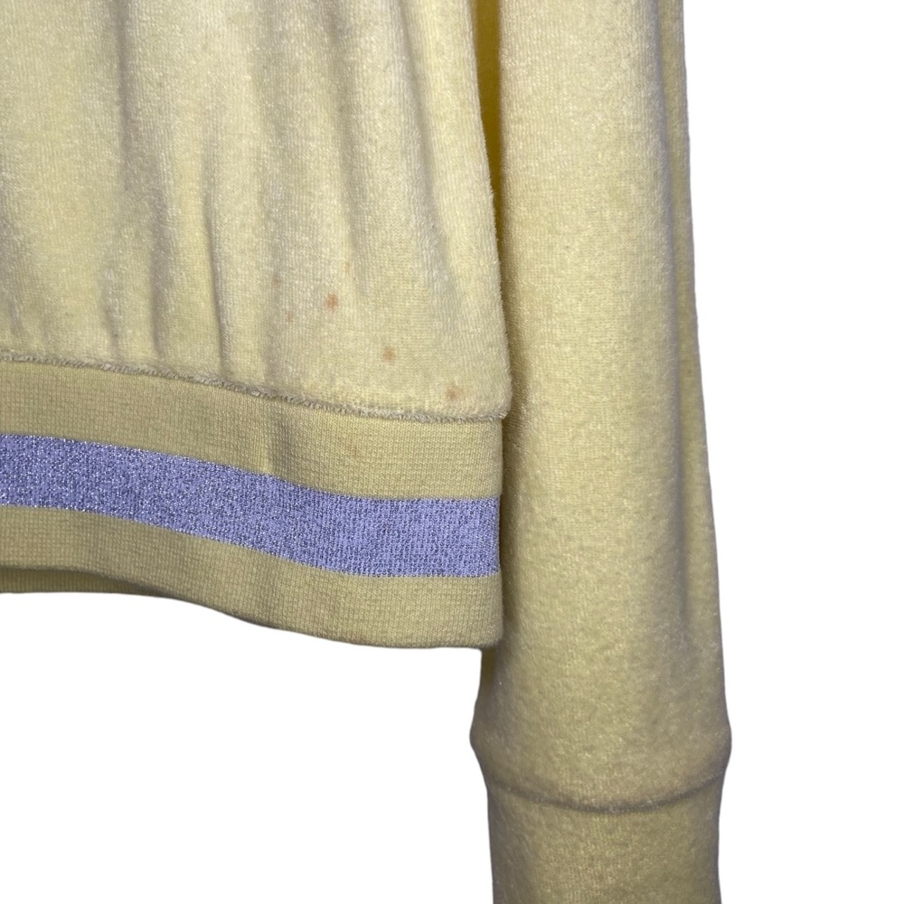 Juicy Couture ✨  Mock Neck Terry Cloth Track Jacket Zip - Picture 3 of 7